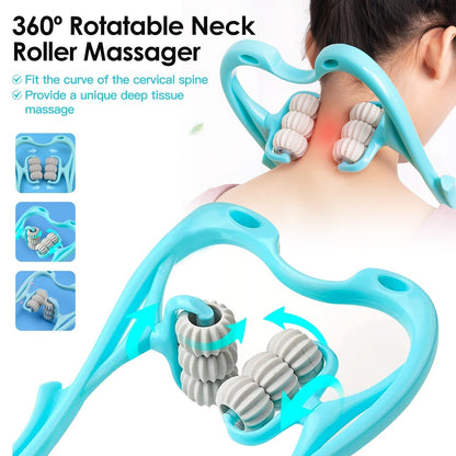 Acortix™360° Neck Roller Massager