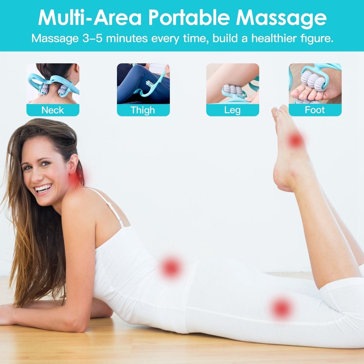 Acortix™360° Neck Roller Massager