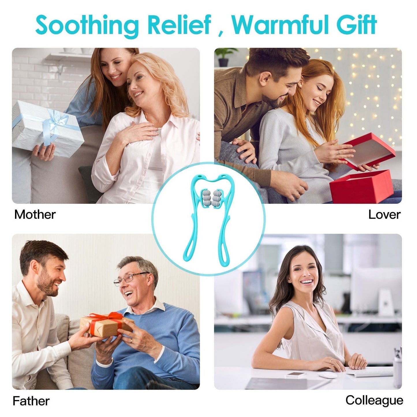 Acortix™360° Neck Roller Massager