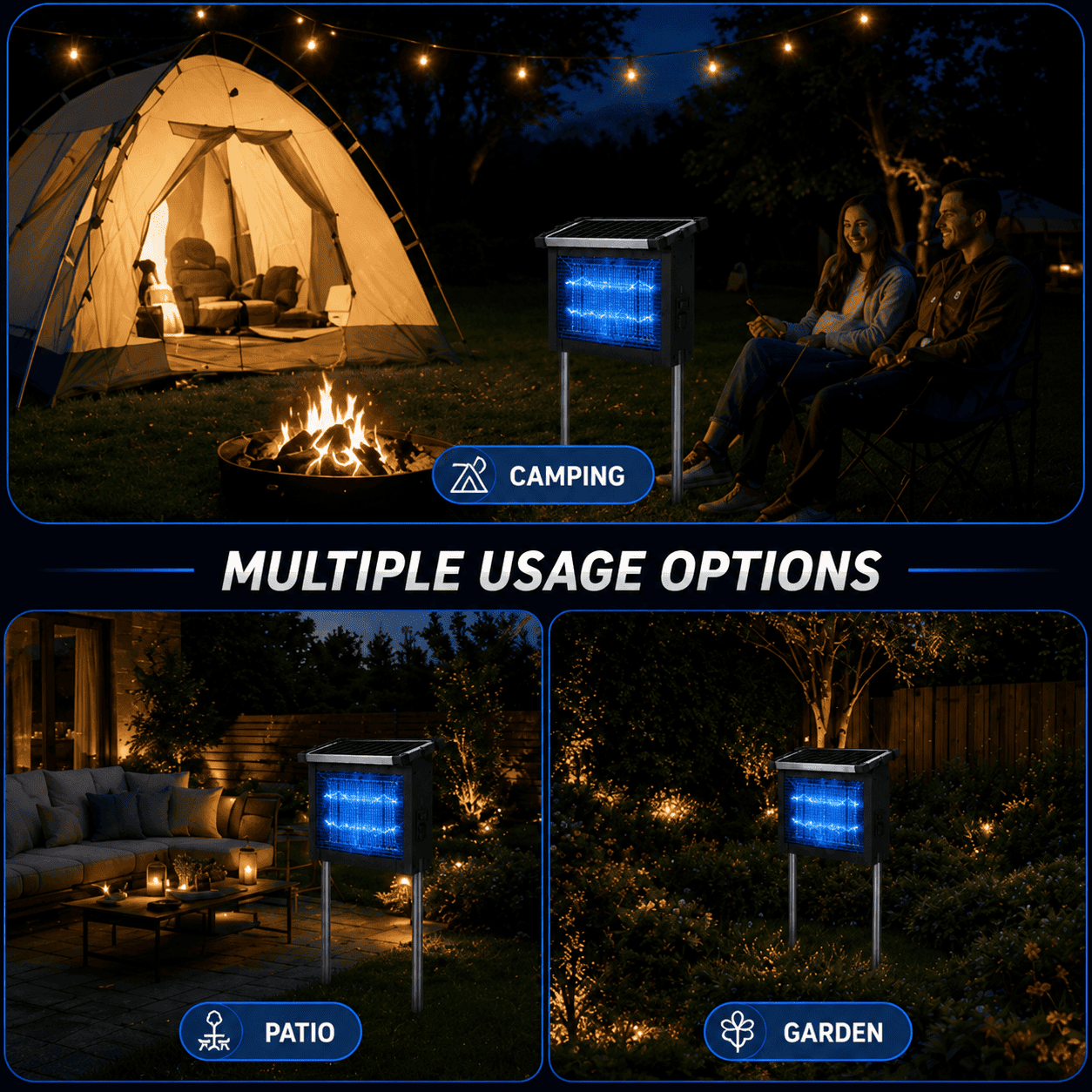 Acortix™Solar Bug Zapper