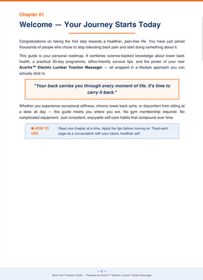 E-book “Back to Life: Your 30-Day Pain-Free Protocol”