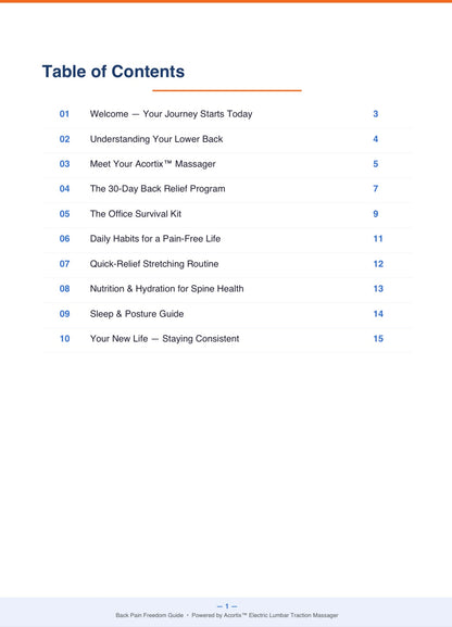 E-book “Back to Life: Your 30-Day Pain-Free Protocol”