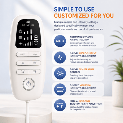 Acortix™Electric Lumbar Traction Massager