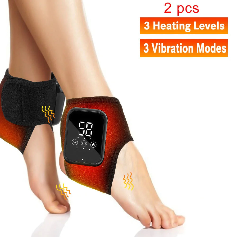 Acortix™Electric Ankle Brace with Heat & Vibration Massage