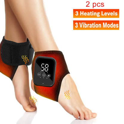 Acortix™Electric Ankle Brace with Heat & Vibration Massage