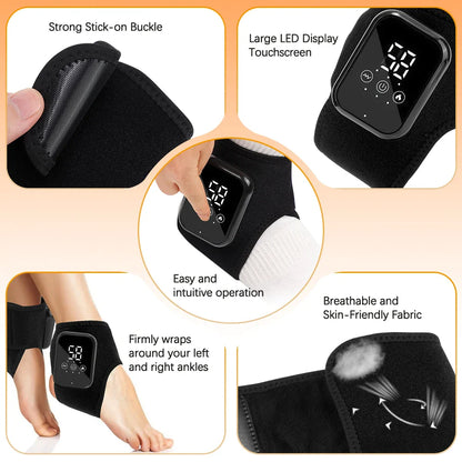 Acortix™Electric Ankle Brace with Heat & Vibration Massage