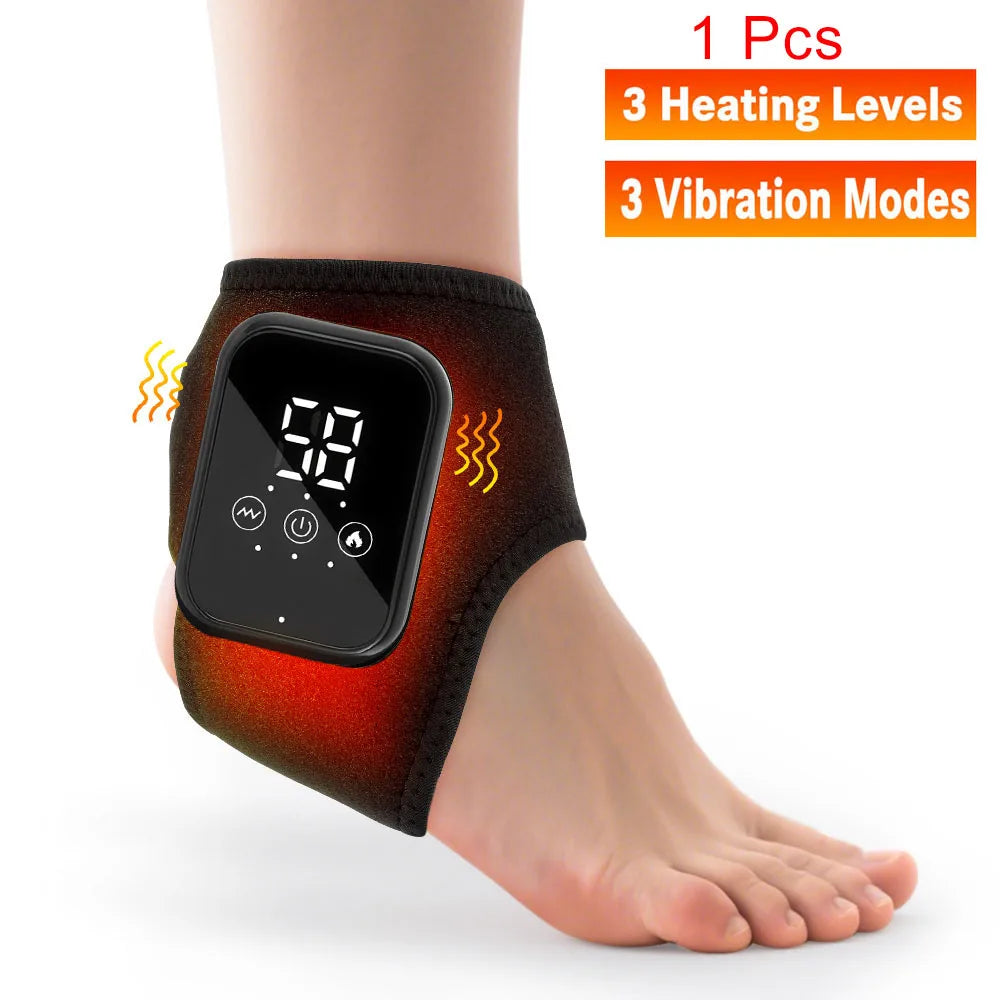 Acortix™Electric Ankle Brace with Heat & Vibration Massage