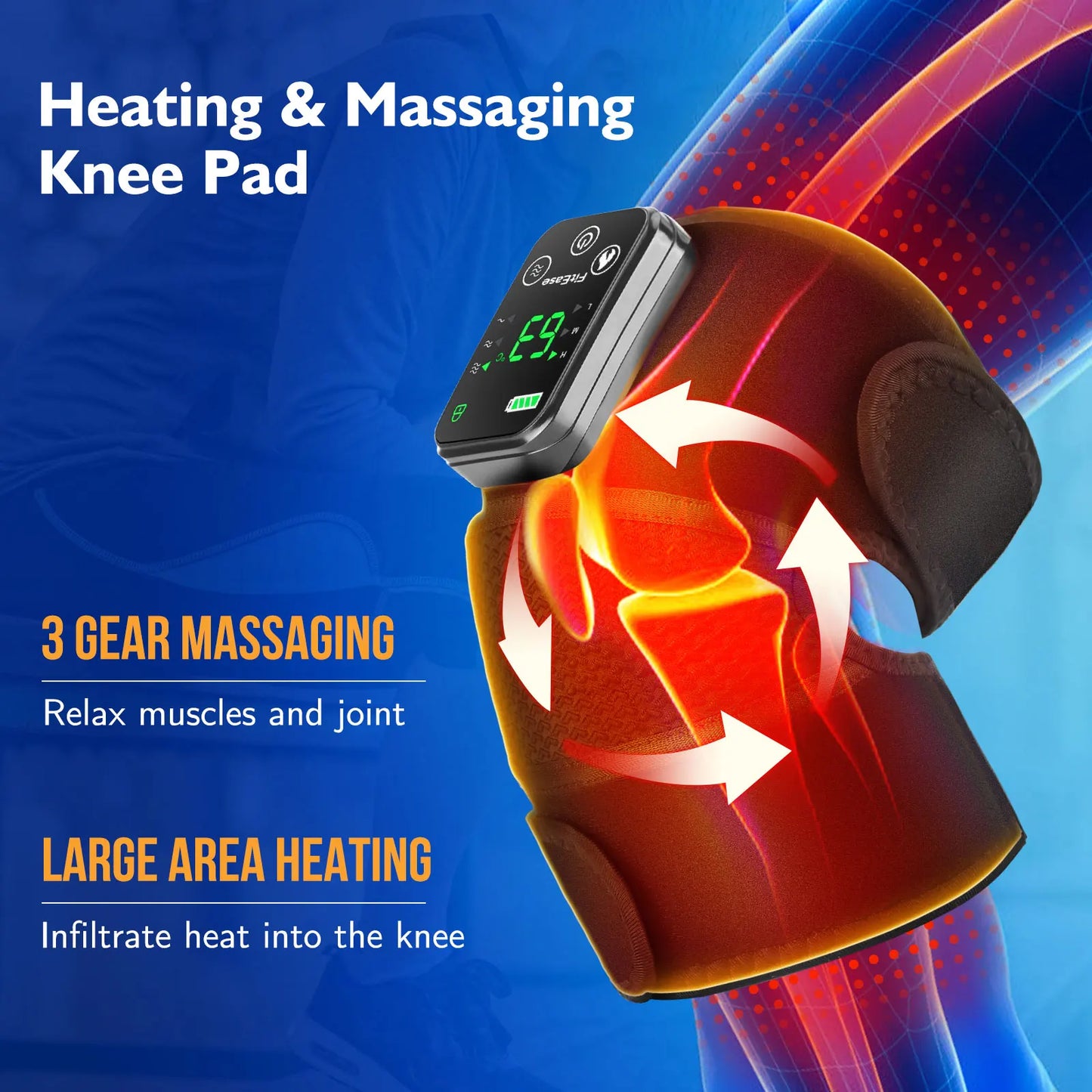 Acortix™Cordless Heated Knee & Shoulder Brace for Joint Support & Recovery