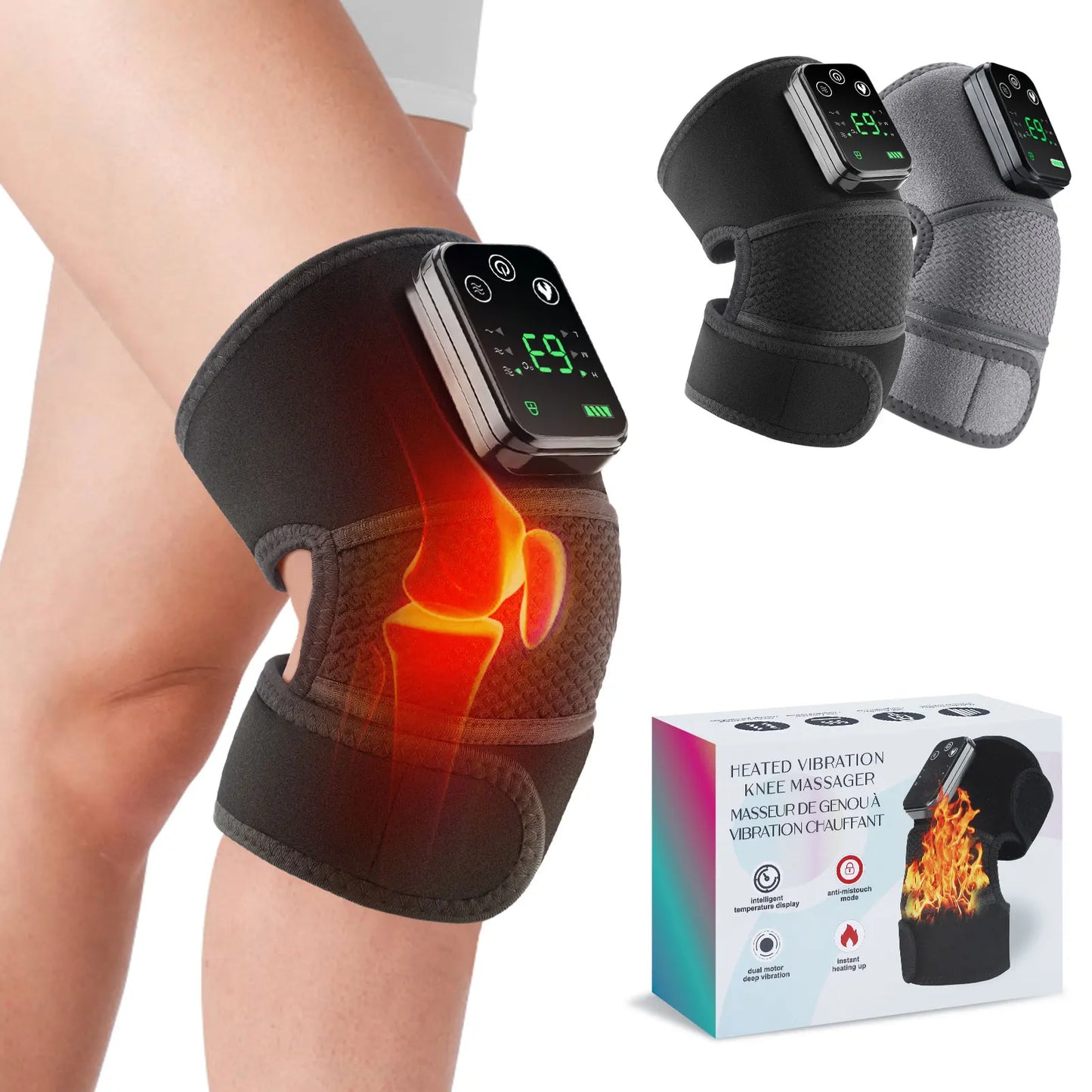 Acortix™Cordless Heated Knee & Shoulder Brace for Joint Support & Recovery
