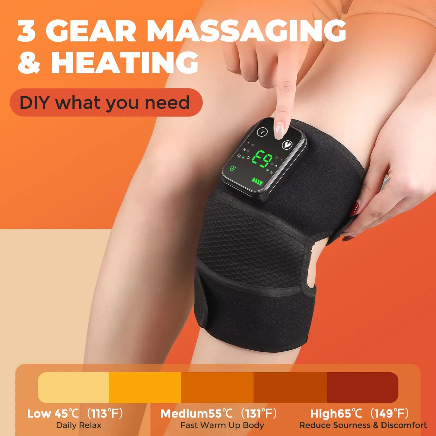 Acortix™Cordless Heated Knee & Shoulder Brace for Joint Support & Recovery
