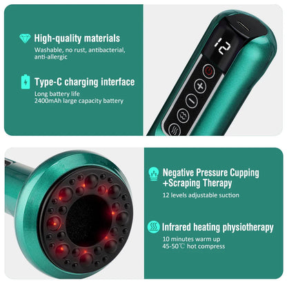 Acortix™Infrared Vacuum Suction GuaSha for Anti-Cellulite & Body Slimming